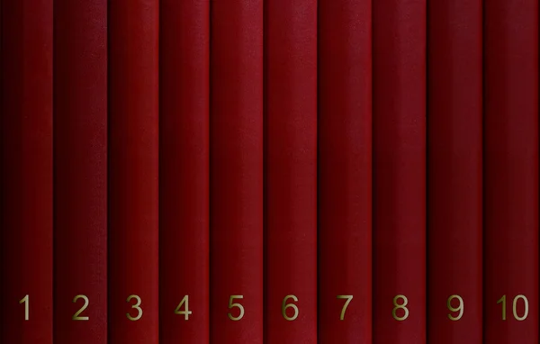 Enciclopedia Volumi Ordinati Numero — Foto Stock