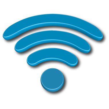 Kablosuz wifi bağlantısı simgesi simgesi