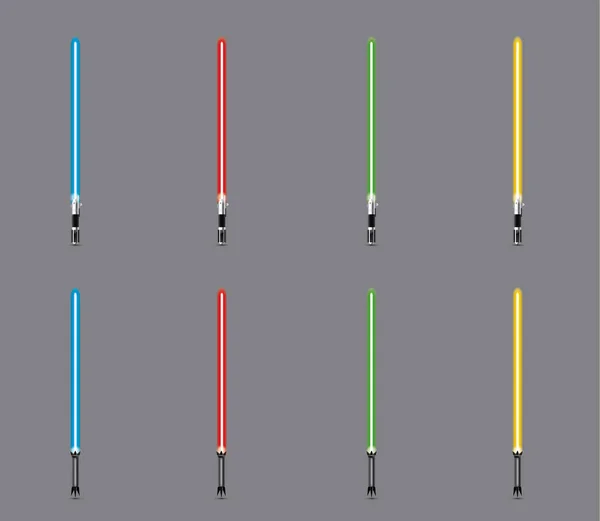 Işın kılıcının gerçekçi illüstrasyonu