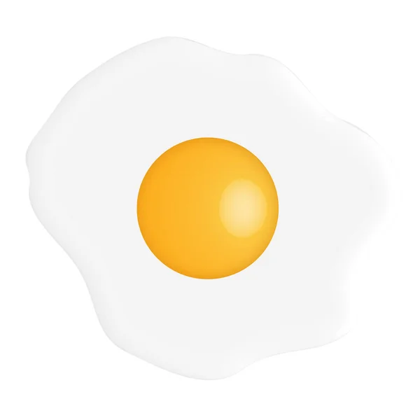 Yukarıda Görüleceği Açık Yumurta — Stok Vektör
