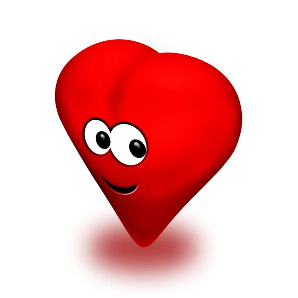 Illustration Happy Heart — Stock Photo, Image