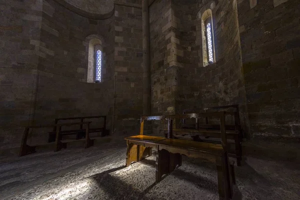 Vista Desde Interior Del Baptisterio Volterra —  Fotos de Stock