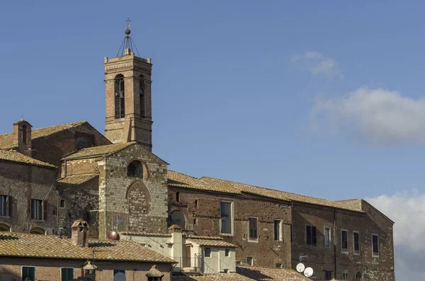 Vista Del Pueblo Medieval Montepulciano —  Fotos de Stock