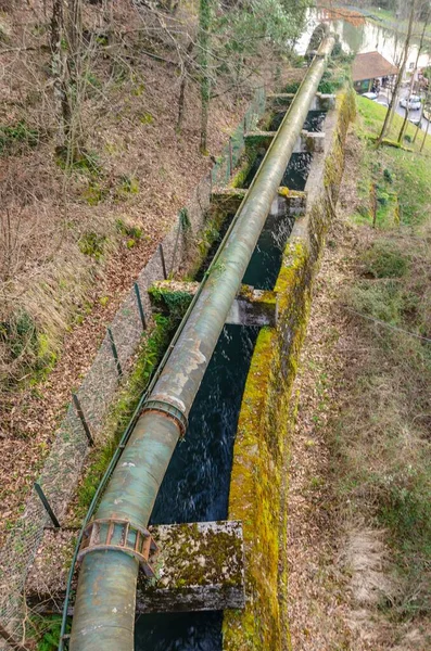 Piping Water Flow Treatment System — Stock Photo, Image