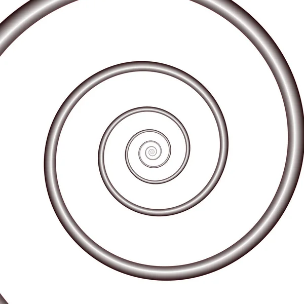 Forme Spirale Fractale Concept Infini — Photo