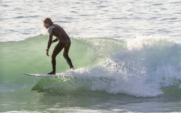 Surfer Golven Van Zee — Stockfoto