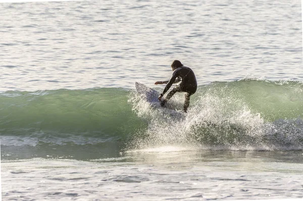 Surfer Golven Van Zee — Stockfoto