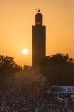 Marakeş günbatımı meydanında