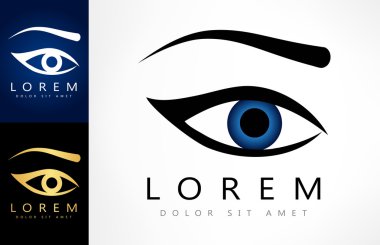Kadın göz logo