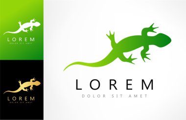 Kertenkele vektör logosu