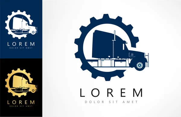 Вектор логотипа грузовика — стоковый вектор