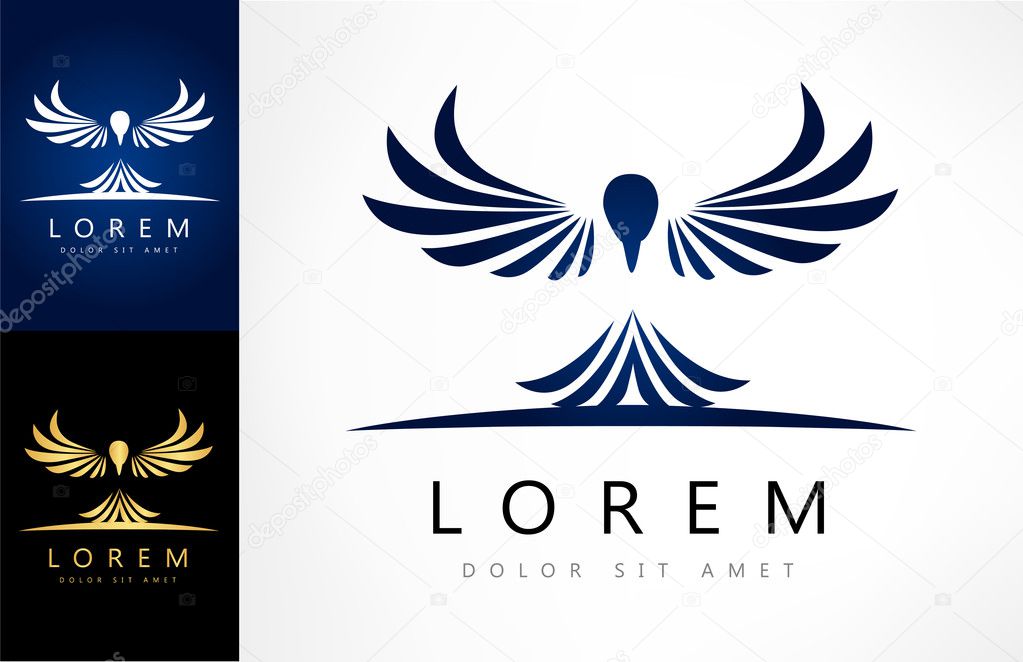 Bird vector. Vector graphic design elements for company logo.