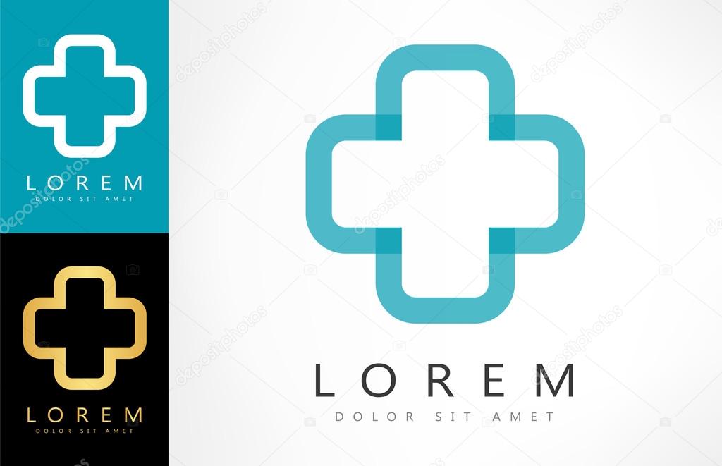 aide de croix ou pharmacie logo vector image vectorielle barcova