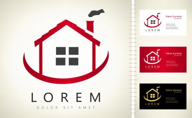 House logo vector clipart