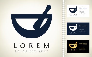 Harç ve havaneli eczane logosu