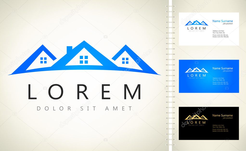 Real estate vector. House symbol.