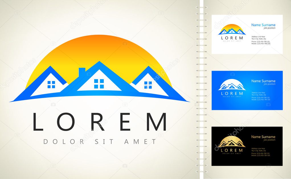 Real estate vector. House symbol.