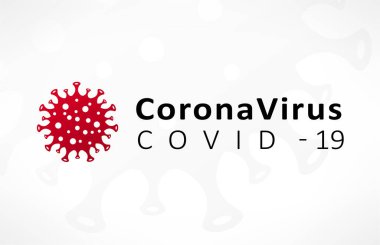 Coronavirus Covid - 19 Bakteri Hücre Vektörü. Enfeksiyon yok ve Coronavirüs 2019-nCoV Kavramlarını Durdur.