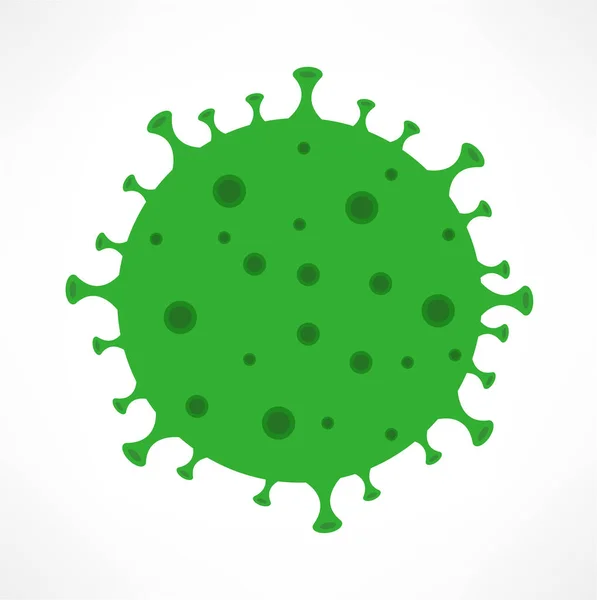 Coronavirus Covid Vector Celule Bacterii Fără Infecții Opriți Concepte Coronavirus — Vector de stoc