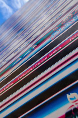 Lima için kurulumu turistik tren Peru Ferrocarril Centro Andino satırındaki.