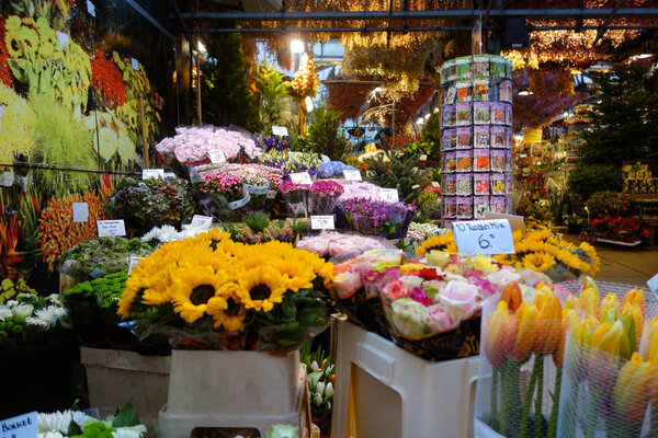 Dec 20, 2017 - Flowers and seeds on sale at the Bloemenmarkt, Flower Market, Amsterdam, Holland