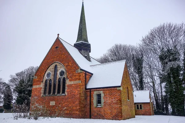 Dicembre 2017 Parish Church All Saints East Cowton North Yorkshire — Foto Stock