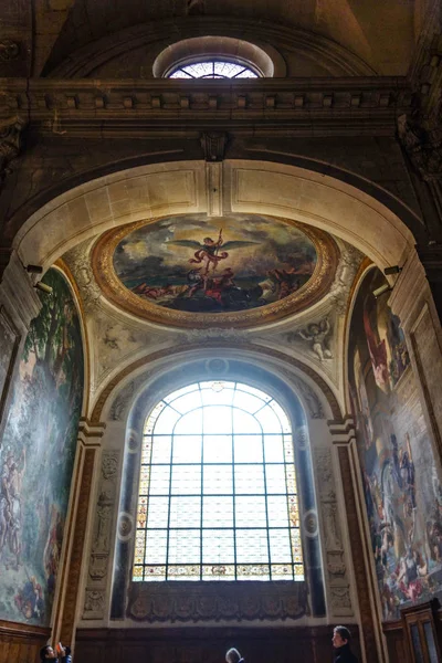 Gennaio 2018 Interno Della Chiesa Saint Sulpice Parigi Francia — Foto Stock