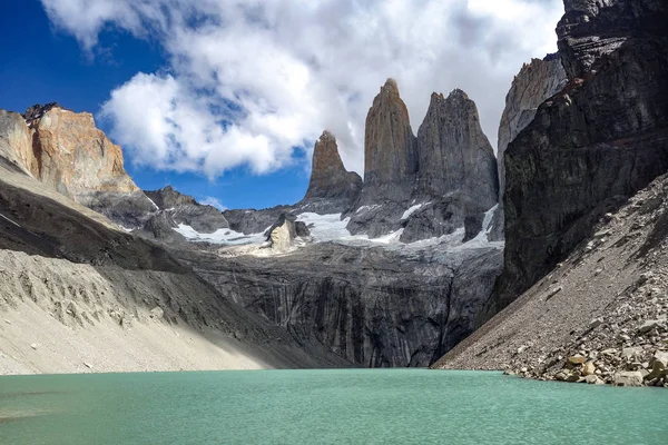 Bas Tornen Bas Las Torres Torres Del Paine Nationalpark Chilenska — Stockfoto