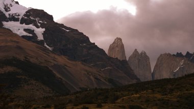 Torres del Paine Laguna Armaga gelen sayısı. Patagonia, Şili