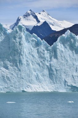 Perito Moreno Buzulu ve Andes Dağları, Parque Nacional Los Glaciares, Unesco Dünya Mirası, El Calafate, Arjantin