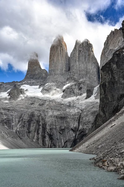 Alap Torony Alap Las Torres Torres Del Paine Nemzeti Park — Stock Fotó