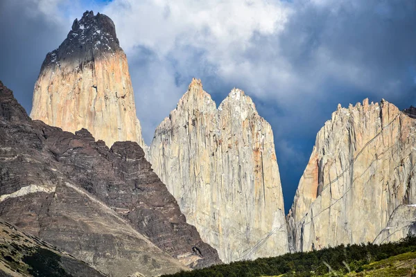 Názory Torres Del Paine Laguna Armaga Patagonie Chile — Stock fotografie