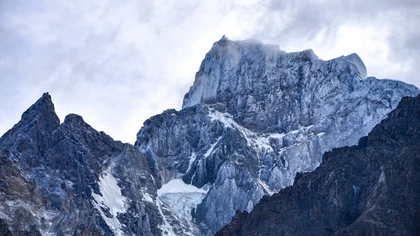 Horské Vrcholy Cordon Olguin Torres Del Paine National Park Patagonie — Stock fotografie