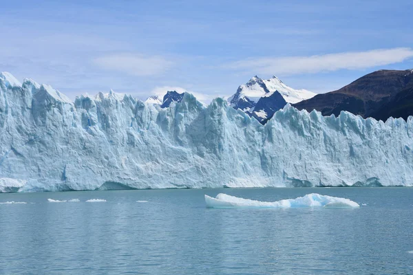 Geleira Perito Moreno Montanhas Dos Andes Parque Nacional Los Glaciares — Fotografia de Stock