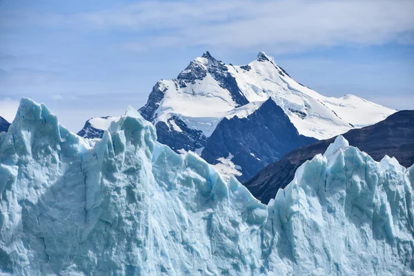 모레노 빙하와 안데스 Glaciares 유네스코 사이트 아르헨티나 — 스톡 사진