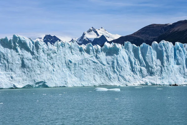 Geleira Perito Moreno Montanhas Dos Andes Parque Nacional Los Glaciares — Fotografia de Stock