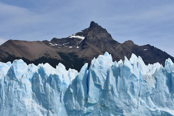 모레노 빙하와 안데스 Glaciares 유네스코 사이트 아르헨티나 — 스톡 사진