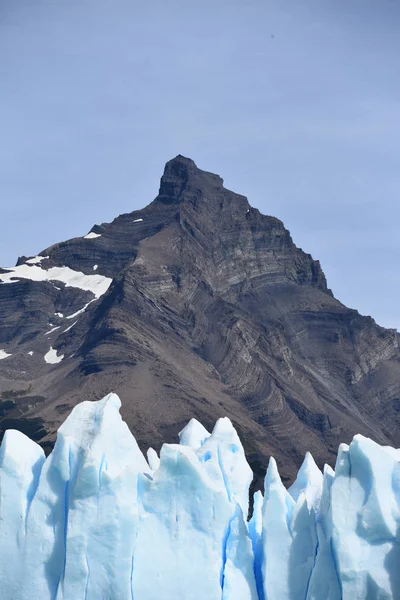 Glaciar Perito Moreno Cordillera Los Andes Parque Nacional Los Glaciares — Foto de Stock