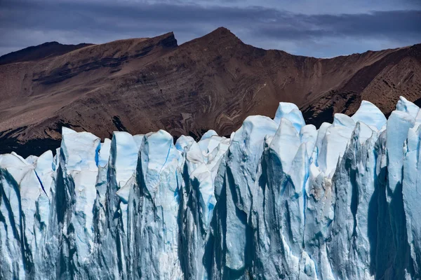 Glaciar Perito Moreno Cordillera Los Andes Parque Nacional Los Glaciares —  Fotos de Stock