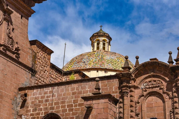 Basílica Abovedada Iglesia Compañía Jesús Una Iglesia Jesuita Plaza Principal — Foto de Stock