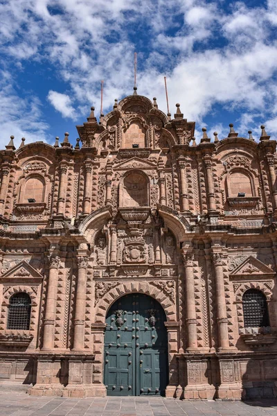 Iglesia Compana Jesús Iglesia Compañía Jesús Cusco Perú — Foto de Stock