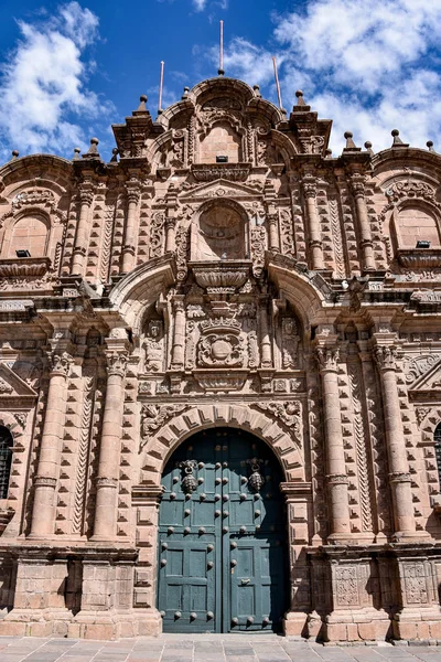 Iglesia Compana Jesus Jesuit Church Church Society Jesus Cusco Peru — Stock Photo, Image