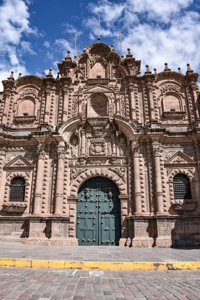 Iglesia Compana Jesús Iglesia Compañía Jesús Cusco Perú — Foto de Stock