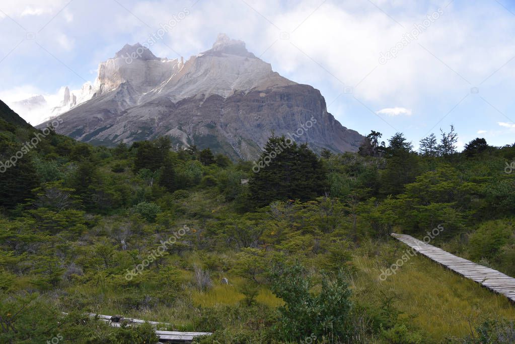 Cuerno Principal and the Valle Frances, Torres del Paine National Park. Patagonia, Chile