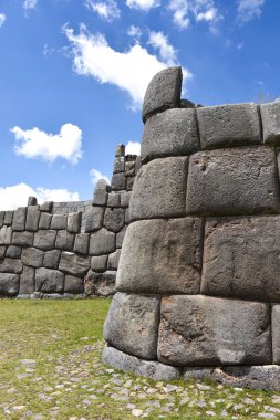 Sacsayhuaman sit alanı, Cusco (Cuzco), Peru İnka taş duvarlara