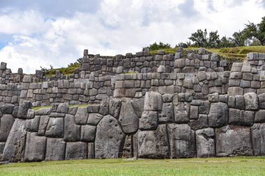 Sacsayhuaman sit alanı, Cusco (Cuzco), Peru İnka taş duvarlara