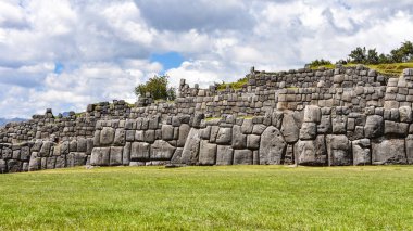 Sacsayhuaman sit alanı, Cusco (Cuzco), Peru İnka taş duvarlara