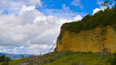 Kuelap arkeolojik sit ve öncesi Inca Kalesi, Tarapoto, Amazonas, Peru