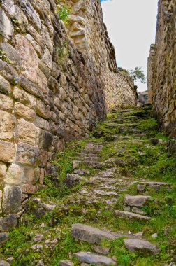 Kuelap arkeolojik sit ve öncesi Inca Kalesi, Tarapoto, Amazonas, Peru