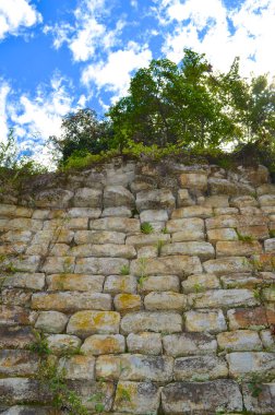Kuelap arkeolojik sit ve öncesi Inca Kalesi, Tarapoto, Amazonas, Peru